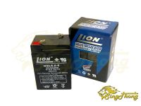 Battery แบตเตอรี่ LION 6V-5Ah (HGL6V-5AH) / แบต 6v5 / แบตแห้ง 6v5