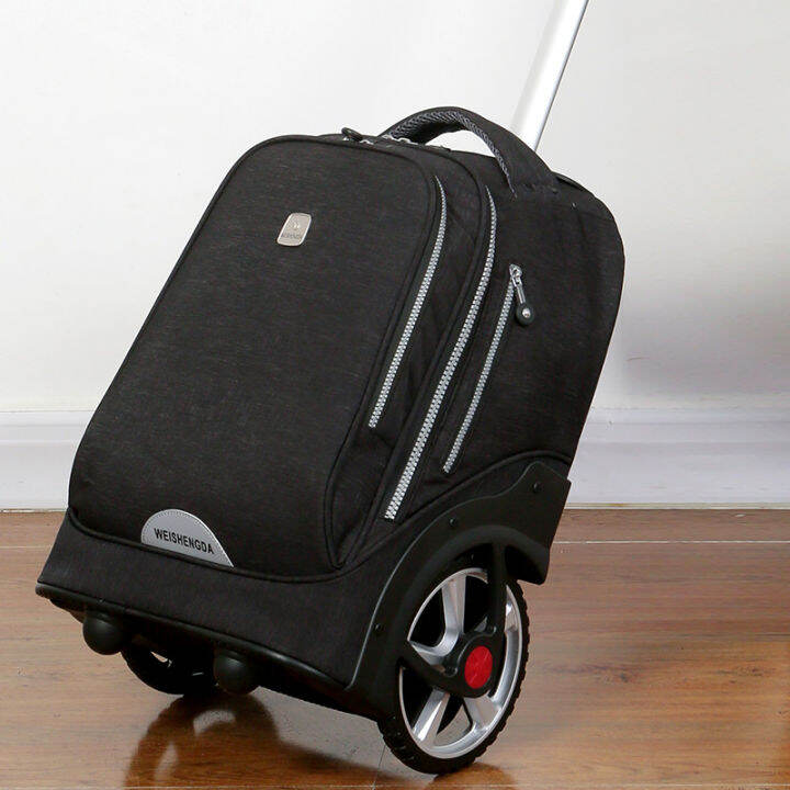 Trolley Bag Large Wheels Climbing Bag Primary Middle School Students in High School, College