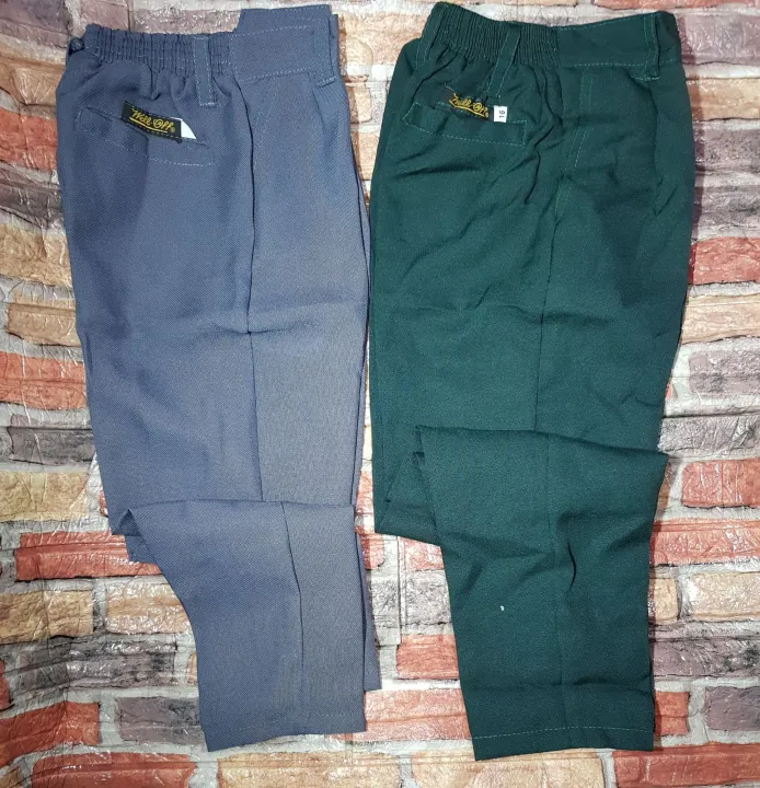 Well Off Boy S Kids Slacks Pants Garterized School Pants At Wholesale Price For Ages 4 12 Yrs Old Lazada Ph