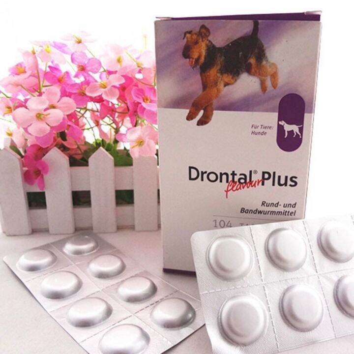 Bayer drontal plus flavour for dog Ubat Cacing Anjing Dewasa Berkesan
