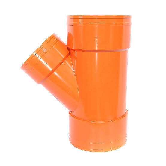 Thick Type PVC Orange Wye 2