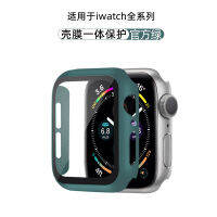 ฟิล์มป้องกันเคสป้องกันเหมาะสำหรับนาฬิกา Apple S7 iwatch8ฝาครอบป้องกันแบบชิ้นเดียวสำหรับ S8เคสกันน้ำสำหรับ Apple watch8 /se/ 5/4/3/7/6ฟิล์มป้องกันแบบเต็มหน้าจออุปกรณ์เสริมอัจฉริยะสำหรับ S6/S5/S4