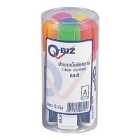 Q-BIZ คิวบิซ ปากกาเน้นข้อความ แพ็ค 6 ด้าม ปากกาหมึก ปากกา