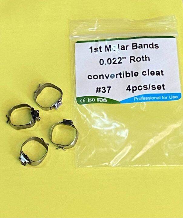 Dental orthodontic set molar band with cleatS Lazada PH