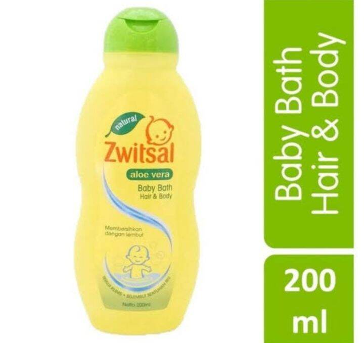 Zwitsal Baby Bath Hair & Body Aloe Vera Sabun Cair Dan Sampo Bayi 200ml ...