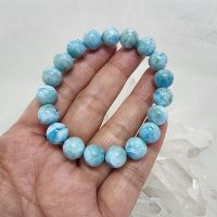 สร้อยข้อมือหินลาริมาร์ 10 มิล ลาริมาร์ (Larimar)