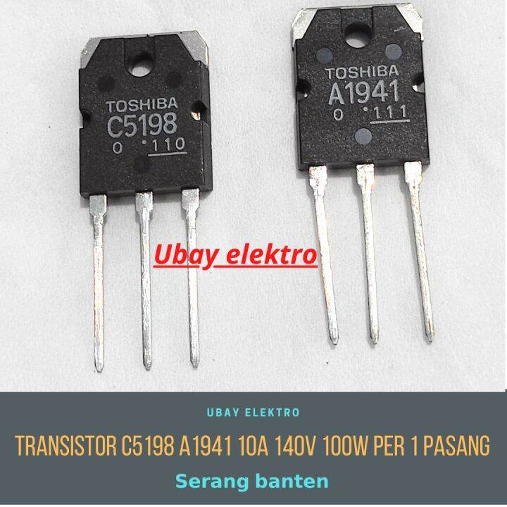 Transistor final C5198 dan A1941 harga sepasang Original | Lazada Indonesia