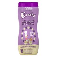 (พัฟฟ์บลูเบอร์รี่) Peachy baby พัฟฟ์ธัญพืช ขนาด 40 กรัม