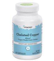 [ของแท้ ตรงปก] คีเลต คอปเปอร์ Chelated Copper Albion® Copper Bisglycinate Chelate 60 Capsules จากอเมริกา