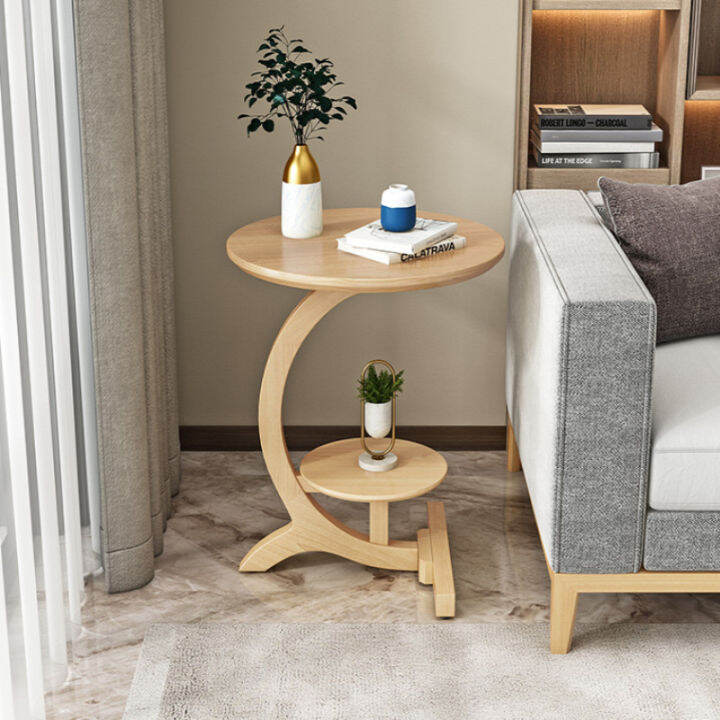 Solid Wood Side Table Corner Table Modern Simple Small Coffee Table