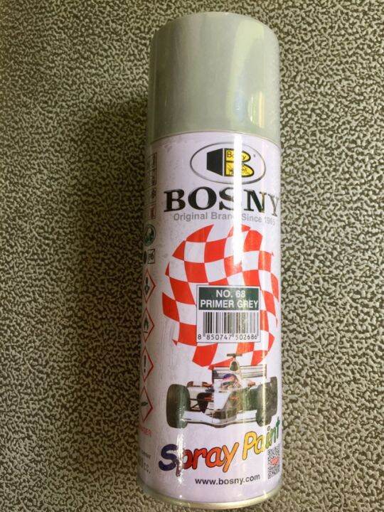 Bosny Spray Paint Primer Grey No. 68 Lazada PH