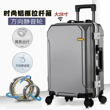 Luggage Female Suitcase Mute Universal Wheel Aluminum Frame