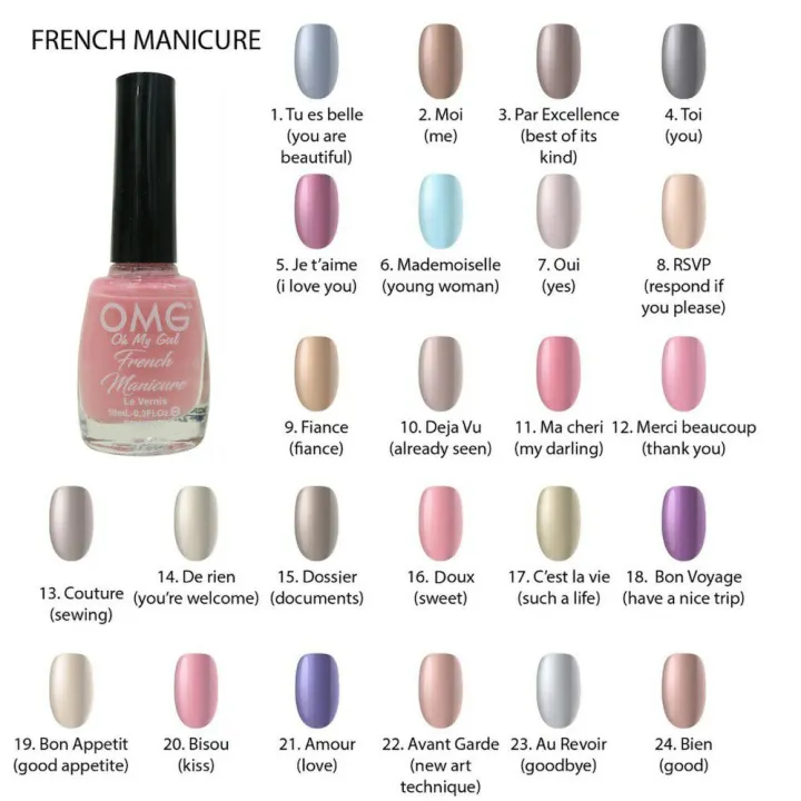 French Manicure Series Nail Polish | Lazada PH