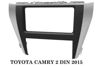 หน้ากากวิทยุ TOYOTA CAMRY (จอควบคุมแอร์แบบ ดิจิตอล) ปี 2014-2017 สำหรับเปลี่ยนเครื่องเล่น 2DIN7"_2cm. หรือจอ android ตรงรุ่น7" TOYOTA