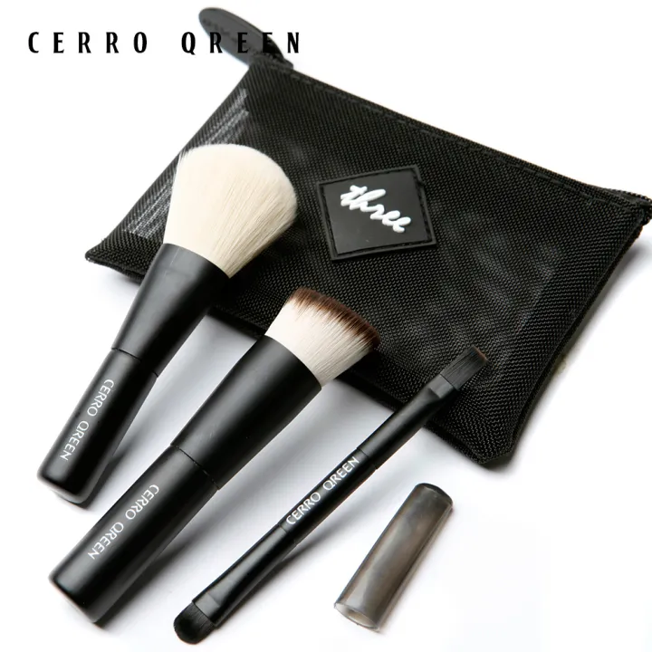 Cerro Qreen Portable "Mini" 3 a Makeup Brush Set Blush Brush + Powder