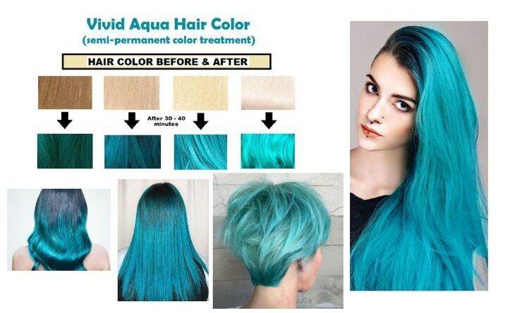 Aqua Hair Color | Lazada Aqua Hair Color | Lazada
