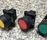 Push button Switch22mm. EB2-BE101 10A 1no สวิทซ์กด22มิลมี3สีให้เลือก แดง/เขียว/เหลือง/