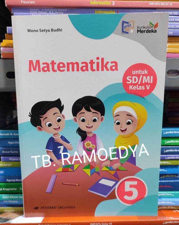 Buku Matematika SD/MI Kelas V Kurikulum Merdeka Erlangga | Lazada Indonesia