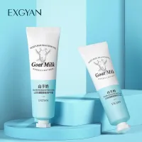 ครีมทามือ สูตรนมแพะ EXGYAN HAND CREAM 30g. หลอดฟ้า ให้ความชุ่มชื้นป้องกันผิวแห้ง ผิวนุ่ม ชุมชื่น บำรุงผิวมือ กลิ่นหอม N205