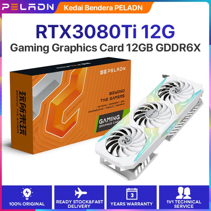 Peladn Gaming RTX 3080Ti 12G 8nm Graphics Card GDDR6X 384-Bit Triple-fan  Edition 8K HD Display Video Card with RGB Lighting PCI Express 4.0 for  Office Home Game Activities | Lazada Singapore