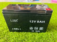 แบตเตอรี่ ขนาด12โวล 8แอมป์ LIBA แบตเตอรี่เครื่องพ่นยา แบตเครื่องพ่นยา แบต 12v 8ah อย่างดี ราคาส่ง