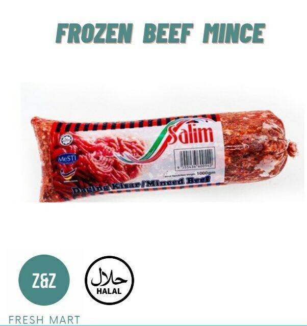 Frozen Beef Mince / Minced Beef / Daging Kisar HALAL (1kg+) Lazada