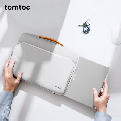 Tomtoc กระเป๋าแล็ปท็อปแบบหิ้วกระเป๋าใส่โน้ตบุ๊คขนาด13นิ้วเคสป้องกัน16นิ้ว M3สำหรับ Apple MacBook pro/ air14นิ้ว15นิ้วแบบใหม่2023