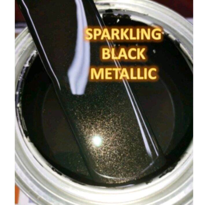 SPARKLING BLACK METALLIC 2K PAINT/ CAT KERETA/ CAT BANCUH Lazada