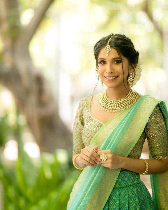 HALF SAREE KANCHIVARAM | Lazada HALF SAREE KANCHIVARAM | Lazada