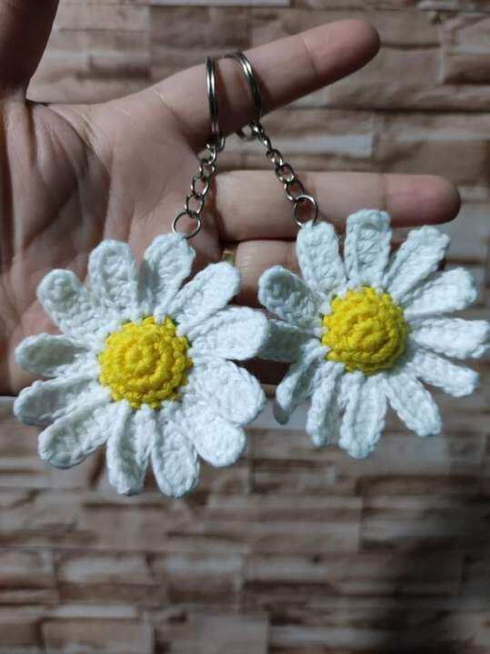 Crochet Daisy Keychain Lazada PH