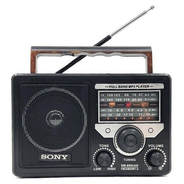 ĐÀI RADIO FM CẮM THẺ NHỚ USB SW999-CHẠY PIN SẠC HOẶC PIN ĐẠI BẢO HÀNH 6  THÁNG 