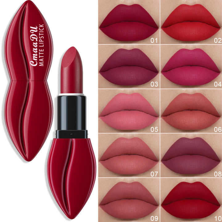 IVY Original Lip Shape Design Lipstick Smooth Texture Lasting Effect ...