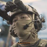 พร้อมส่ง TACTICAL FACE MASK หน้ากากผ้าพร้อมซิลิโคนขึ้นรูปใบหน้า