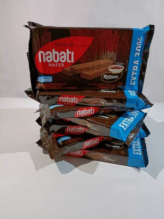 Nabati Chocolate wafer 45gm x 10 pcs + extra 30 Lazada