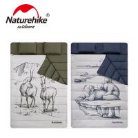 สินค้าพร้อมส่งจากไทย??Naturehike ถุงนอนคู่ ลายหมีขั้วโลกและลายละมั่งทิเบต  ถุงนอนแคมป์ปิ้ง สามารถแยกเป็น 2 ถุงนอนได้ แถมหมอน 2 ใบ ผ้าโพลีเอสเตอร์ หนานุ่ม