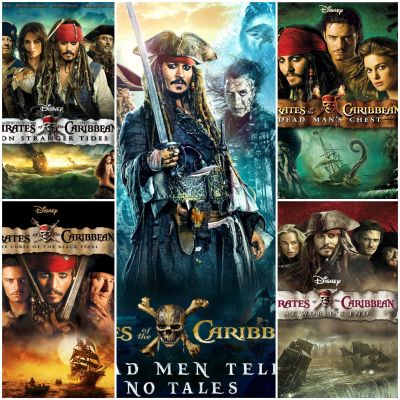 [DVD HD] ไพเรทส์ออฟเดอะแคริบเบียน ครบ 5 ภาค-5 แผ่น Pirates of The Caribbean 5-Movie Collection #หนังฝรั่ง #แพ็คสุดคุ้ม