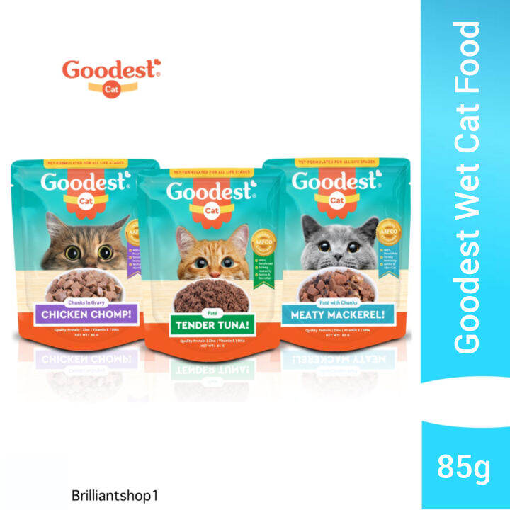 Goodest Wet Cat Food Pouch 85g Lazada PH