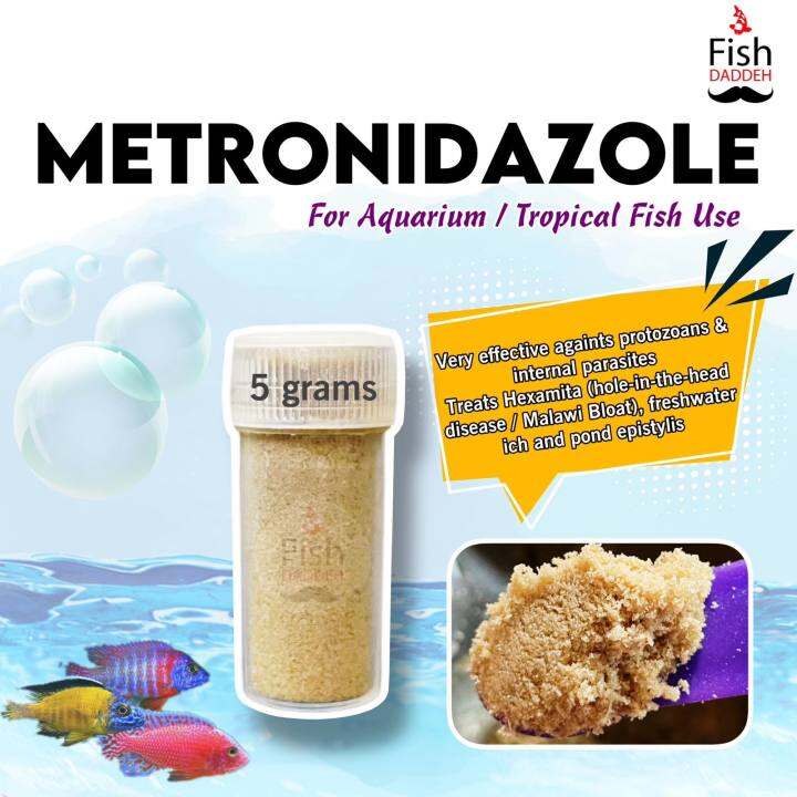 Aquarium Metronidazole Anti-Protozoan Fish Medication 5 grams | Lazada PH