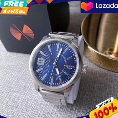 นาฬิกา Diesel Mens DZ1763 Rasp Stainless Steel Watch สีเงิน-ปัดนง
กล่องws
ขนาด 47 mm