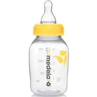 Medela Medium Flow Nipples with Wide Base, 3 Pack, Baby Age 4-12 Months,  Compatible with All Medela Breast Milk Bottles, Made Without BPA