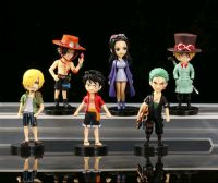 ?พร้อมส่ง?โมเดลวันพีช ชุด 6 ตัว สูง 7.5 cm. One Piece ของสะสม