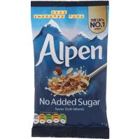 อัลเพน มูสลีสูตรไม่เติมน้ำตาล Alpen No Sugar Added Muesli 45g