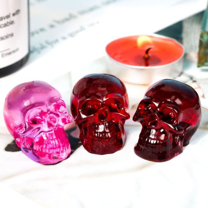 3D Skull Silicone Molds Epoxy Resin Casting Art Crafts Halloween Decor