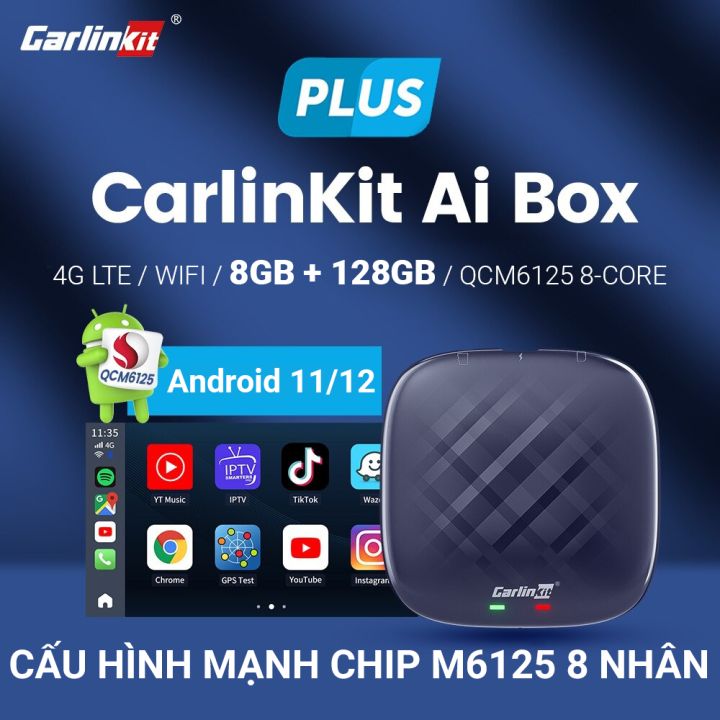 CARLINKIT Android Box TBOX PLUS 8GB – Biến Màn Hình Zin Theo Xe