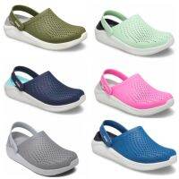 โปรแรงมาแล้ว รองเทาหัวโต Crocs LiteRide Clog รองเท้าแตะสวม แบบรัดส้น  รองเท้าเพือสุขภาพ สินค้ามาใหม่ สินค้าจาก Outlet Store รับประกันพื้นนิ่ม