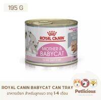 [หมดอายุ 05/2024] Royal canin BabyCat Can Tray โรยัล คานิน อาหารเปียกลูกแมวและแม่แมวตั้งท้อง ขนาด 195 g