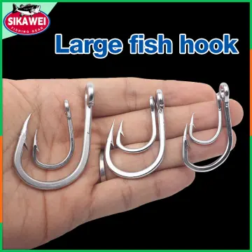 100pcs 10884 Stainless Steel White Strong Big Game Fish Tuna Bait