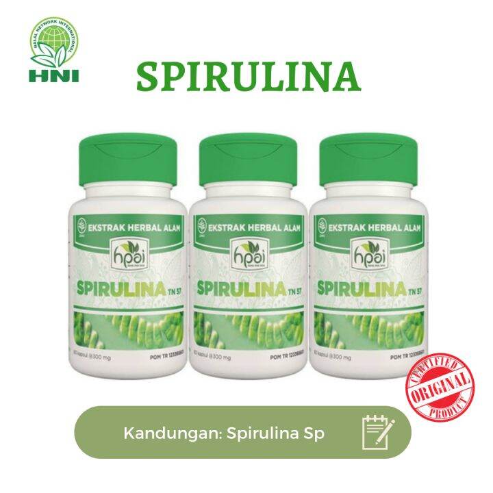 SPIRULINA HNI HPAI ORIGINAL PRODUK Lazada Indonesia