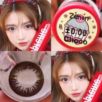 คอนแทคเลนส์ รุ่น Zenon สีดำ/Choco Black/Choco มีค่าสายตาปกติ (0.00) เปลี่ยนแทนทุกเดือนใจ