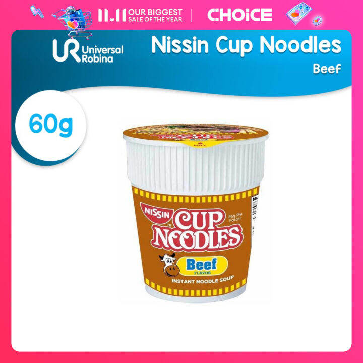 Nissin Cup Noodles Beef | Lazada PH